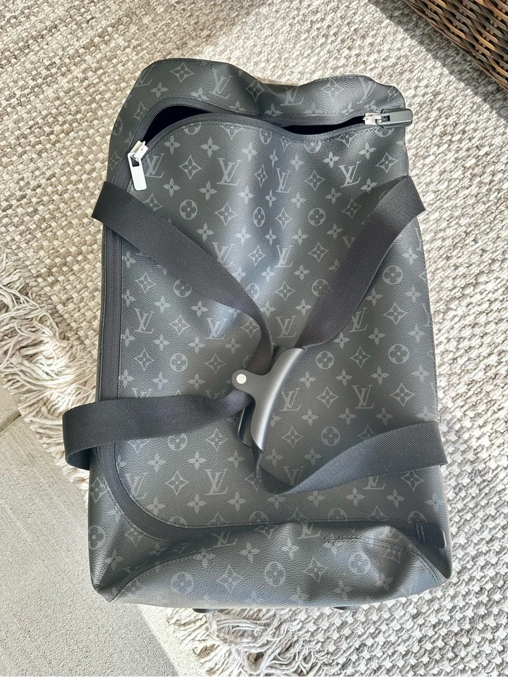 Louis Vuitton Horizon Soft Duffel 55 - Monogram Eclipse Canvas